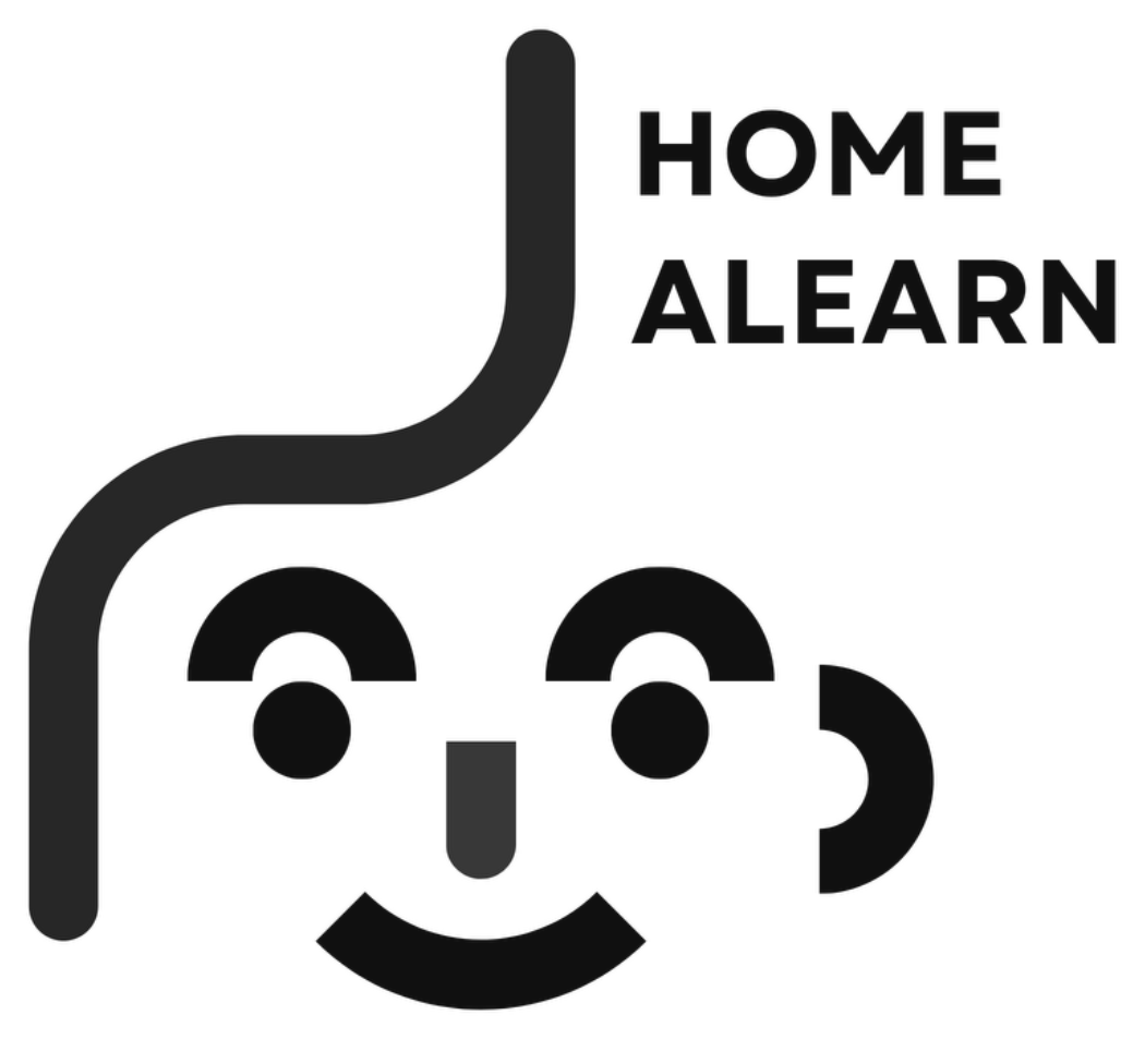 โลโก้ Homealearn รูปใบหน้าสื่อการเรียนรู้